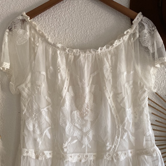 NWT  Entro | Lace Off-The-Shoulder Top | Medium - Picture 5 of 10